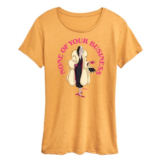 Disney Villains - None Of Ur Business - Women's Short Sleeve Graphic T-Shirt