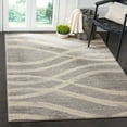 thumbnail image 1 of Safavieh Adirondack Collection ADR125B Modern Wave Distressed Non-Shedding Stain Resistant Living Room Bedroom Area Rug, 3' x 5', Grey / Cream, 1 of 4