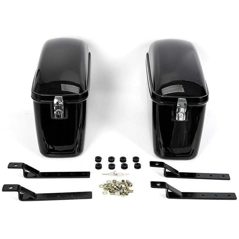 Hard plastic deals saddlebags