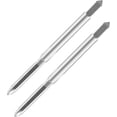 thumbnail image 1 of 2 Pcs M3x0.5 Robinet de Machine, Robinet Métrique M3 Outil de Taraudage HSS, 3 Flûtes Droites Robinets de Fraisage (M3 x 0.5), 1 of 5