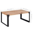 thumbnail image 2 of Mesa de Centro Casafoyer de Madera de Acacia Maciza 100x60x45 cm, 2 of 4