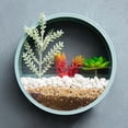 thumbnail image 3 of Maceta decorativa colgante maceta cesta florero para sala de estar restaurante 25cm_Azul Cola Jardinera para colgar en la pared, 3 of 8