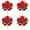 Gold, variant on 1-6PC Artificial Poinsettia Christmas Flowers Silk Poinsettia Bouquets with Stems Holiday Decor Red Gold Silver for Xmas Tree Ornaments Vase Floral Arrangement Home Porch Winter Spring
