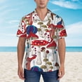 thumbnail image 4 of Goofa Colorful Mushrooms (2) Hawaiian Shirt for Men, Unisex Summer Beach Casual Short Sleeve Button Down Shirts,Aloha Tropical Floral print shirt-XX-Large, 4 of 9