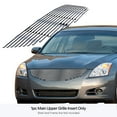 thumbnail image 3 of APS Compatible with Nissan Altima 2010-2012 Sedan Main Upper Chrome Billet Front Grill Grille Insert N86880A, 3 of 7