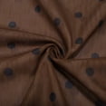 thumbnail image 5 of Conairie Women Long Sleeve Shirts Slim Polka Dot Print Crew Neck T Shirts Lightweight Summer Spring Tunic Tops Brown L, 5 of 8