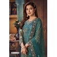 thumbnail image 2 of Kurti Droit en Filet Fait Main avec Pantalon et Ensemble Dupatta, Ensemble Kurti Pantalon, Robe, 2 of 4