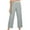 Gray, variant on Sevevn Fashion Women Summer Comfortable Pocket Pants Casual Button Solid Full Length Pant Black XL Spring Tops for Women