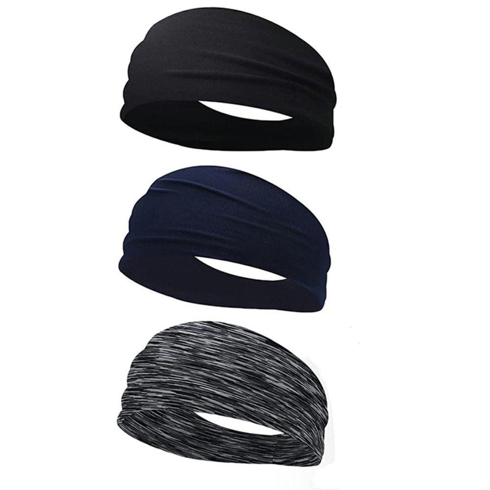 Set of 4 Neon Sport StretchSweat Wristbands Headband Unisex Party Wear Accessory 