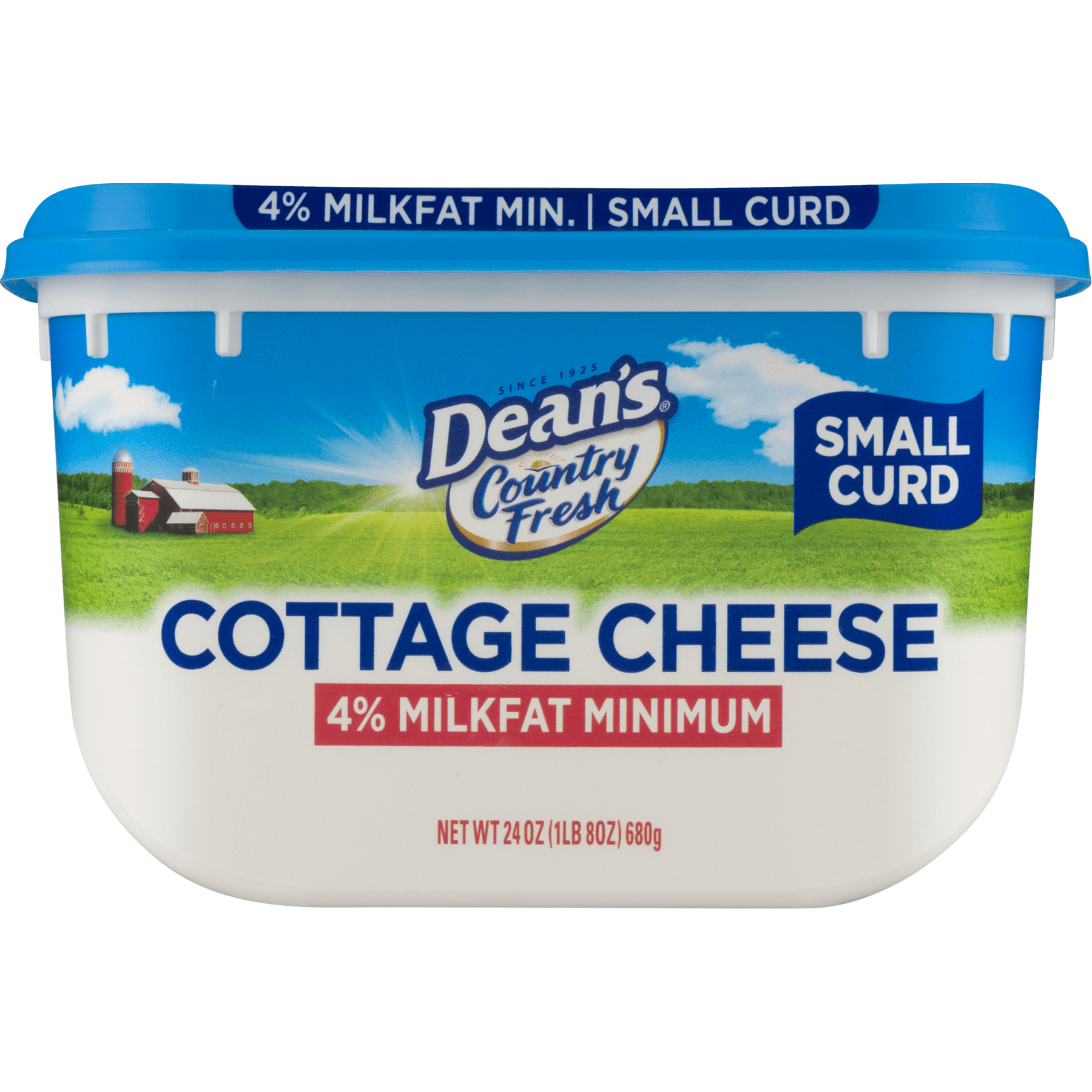 Dean S 4 Milk Fat Cottage Cheese 24 Oz Walmart Com