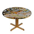 thumbnail image 3 of Orinice Birds Leaves Autumn Round Table Cover Stain Resistant Washable Indoor Outdoor Tablecloth Kitchen Dining Wedding Parties 100% Polyester Fiber 46-50, 3 of 8