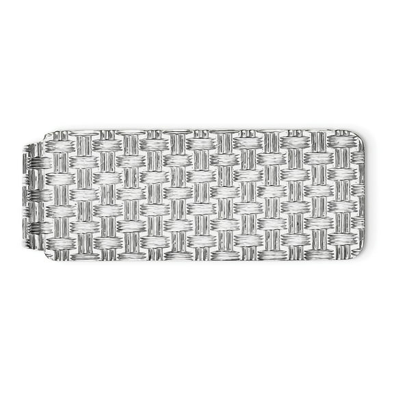 925 Sterling Silver Solid Textured Polished Money Clip Measures 50x20mm Wide Jewelry for Men