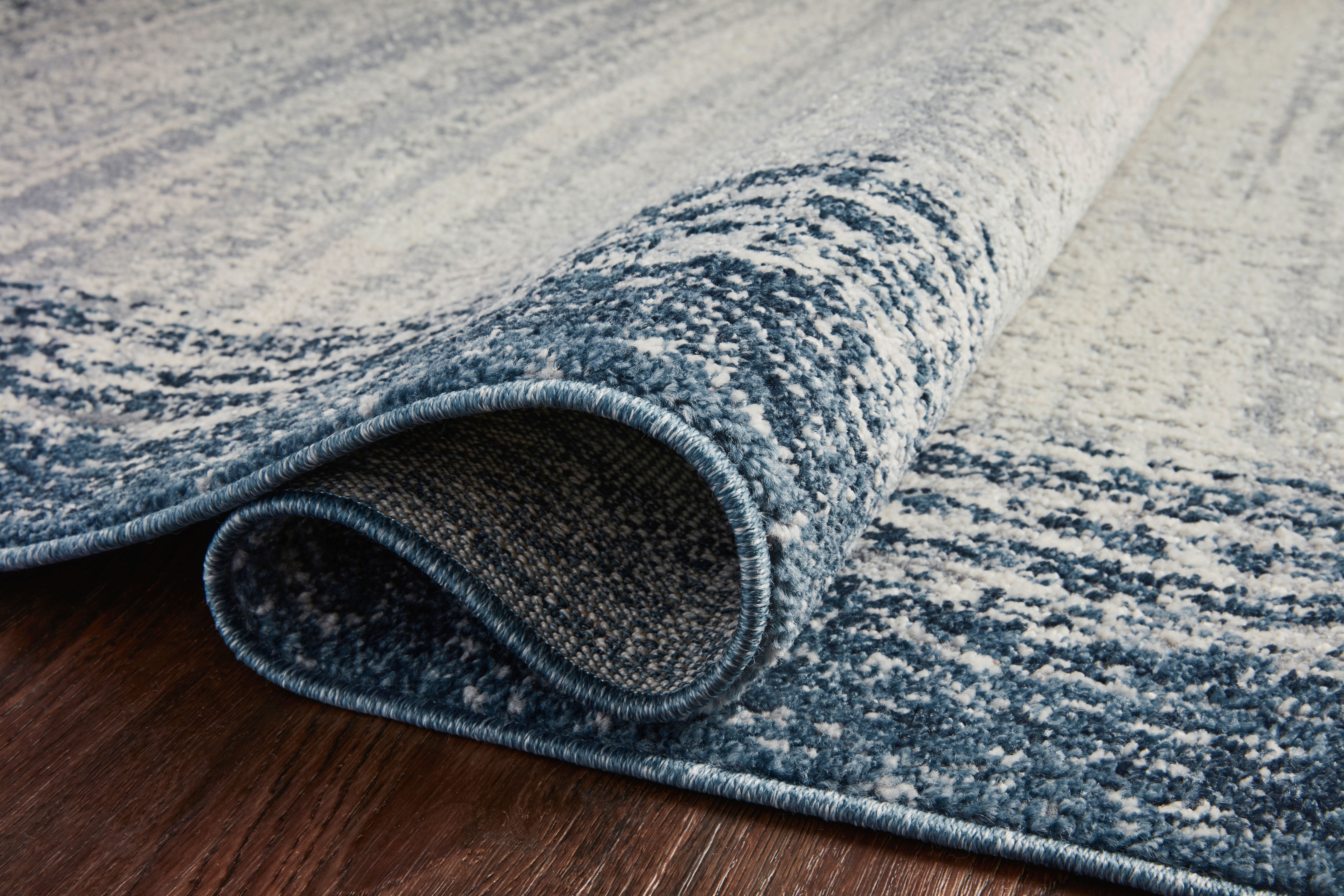 AUS-02 Pebble, Blue 2-0" x 3-0" Size Rug