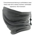 thumbnail image 2 of Eigraketly Polaina de cuello de terciopelo de felpa para deportes al aire libre de invierno, hombres y mujeres, fácil de llevar, media mascarilla Ropa Deportiva, Zapatos gris oscuro, 2 of 6
