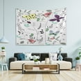 thumbnail image 4 of Butterfly Cartoon Tapestry Aesthetic Tapestry Wall Hanging 60" x 40" Inches Home Decor Gifts, 4 of 6