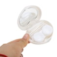 thumbnail image 4 of Unique Bargains 1 Set Contact Lens Case Heart Shape Lens Storage Case White, 4 of 5