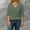 Green, variant on Qulqfy Tops Women Waffle Knit Plus Size V Neck Bronze Tunic Shirts Fall Long Sleeve Spring Shirts Dressy Tops for Women L