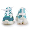 thumbnail image 4 of Blue Old Wood Texture Walking Shoes for Men Woman Lightweight Tennis Fashion Elastic Sports Shoes Cushion Basketball Shoes, 4 of 7
