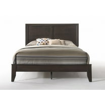 85" X 64" X 52" Queen Espresso Bed