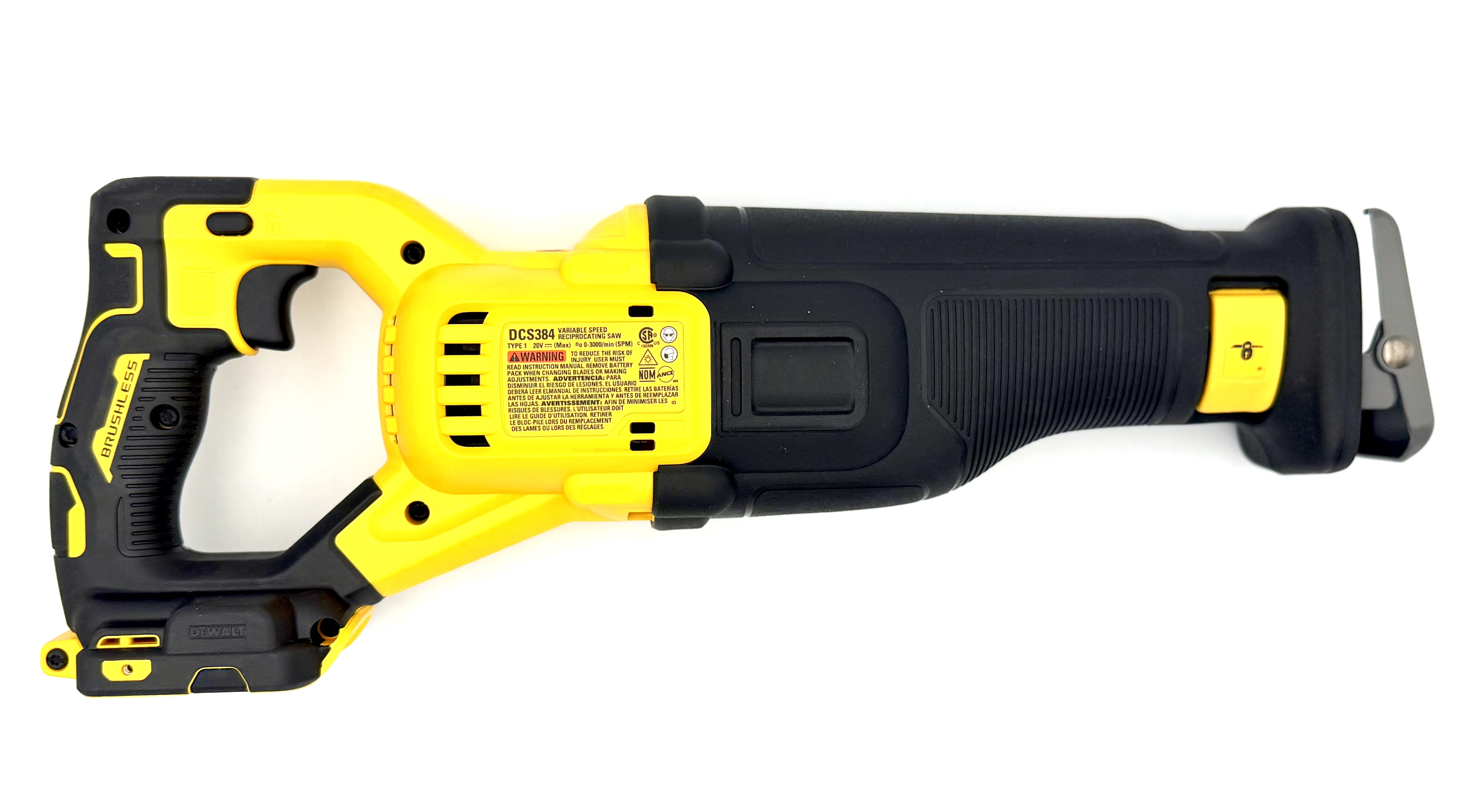 DEWALT 20V MAX XR Brushless Cordless Reciprocating Saw DCS384 - Tool Only