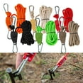 thumbnail image 3 of CENL 4pcs outdoor pulley adjuster tent holder reflective rope outdoor binding 4mm/6mm, 3 of 11