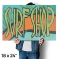 thumbnail image 4 of Surf Shop Vinyl Decal 2 Pack of 18 Inch x 24 Inch Weatherproof Heavy-Duty Adhesive Backing | Beach Supplies, Surfing Equipment, Professional Display | Made in USA, 4 of 6