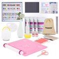 thumbnail image 1 of Juego de herramientas de pintura HAWERSI Air Dry Clay Kit, 4,4 kg, 66 piezas, 1 of 7