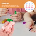 thumbnail image 3 of Clay Molds for Crafts Toys Dinosaur Clip Kids Children Clamping Modeling Student Plastic 12 Pcs, 3 of 6