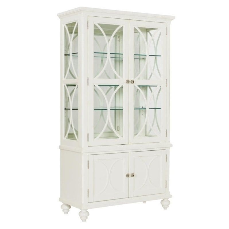 Beaumont Lane Curio China Cabinet In White Com Beaumont Lane Curio China Cabinet In, White China Cabinets