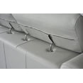 thumbnail image 4 of American Eagle EK012-LG-LS Modern Light Gray Italian Top Grain Leather Loveseat, 4 of 4