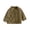 Army Green, variant on Toddler Baby Fleece Cardigan Jacket, Round Neck Button Front Long Sleeve Coat, Soft Warm Lightweight Outerwear for Infant Boys Girls