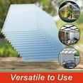 thumbnail image 4 of LZBEITEM 14 Pieces Set 2' (W) x 4' (L) Polycarbonate Panel,Twin-Wall Polycarbonate Sheets Waterproof UV Protected Reinforced Clear Sheets for Greenhouse, Outdoor, Plant Stand Roof, 4 of 7