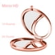 thumbnail image 3 of Mini espejo de bolsillo plegable Compact Mirror Dynippy Rose Gold, 3 of 4
