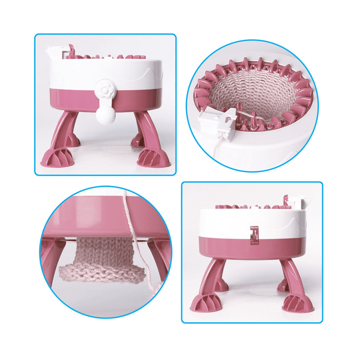 22 Needles DIY Knitting Machine Loop Weaving Weaving Scarf Sweater Hat Socks for Adults Kids