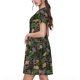 thumbnail image 2 of Disketp Camouflage Skulls para Vestido de Manga Corta para Mujeres, Vestidos de Verano para Mujeres, Casual y Holgado para la Playa, 2 of 6