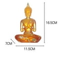 thumbnail image 3 of Resin Buddha Statue Ornaments Creative Craft Tabletop Statue Gift for Housewarming Friend, 3 of 4
