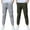 Dark Gray, variant on Jalioing Boys Summer Running Pants 2 Pack Drawstring Waist Cotton Linen Joggers Lightweight Casual Sport Trousers
