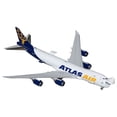 thumbnail image 2 of Boeing 747-8F Commercial Aircraft "Atlas Air - Apex Logistics" (N863GT) White with Blue Tail "Interactive Series" 1/400 Diecast Model Airplane by GeminiJets, 2 of 3