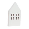 thumbnail image 2 of Letrero de madera con forma de casa, letrero para casa de campo, casa de madera navideña, para Blanco, 2 of 9