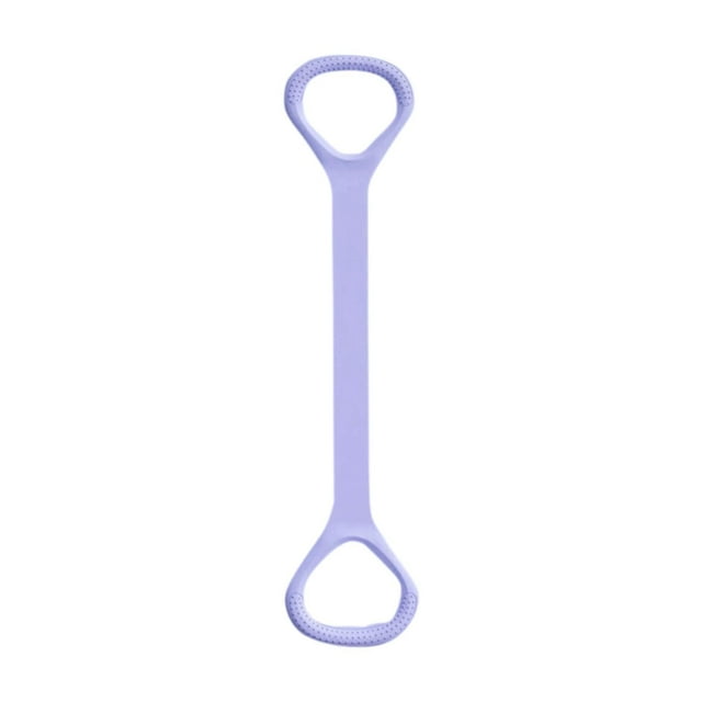 Banda de resistencia para ejercicios de fitness, mango antideslizante en forma de 8, entrenamiento premium Morado 40 cm de largo