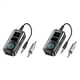 thumbnail image 1 of 2X Transmisor Receptor Bluetooth 5.4 Adaptador Bluetooth Auxiliar Inalámbrico para TV/Avión/Coche/HiFi/Altavoz con Adaptador de Audio, 1 of 5