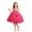 Z03-03Hot Pink, variant on TBWNWG Stylish Mesh Dress for Girls Elegant Children's Fashion Party and Casual Wear,Size 6-7 Years