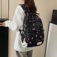 thumbnail image 5 of Weebloom Large School Backpack For Kids Girls Cute 3Pcs School Bags Set Adorable Cherry Printed Bookbag Middle High School College Black, 5 of 6