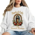 thumbnail image 2 of Our Lady of Guadalupe Sweatshirt – Virgin Mary Graphic Christian Christmas Sweater, Hermosa Mañana Desde El Cielo Religious Gift for Men and Women, 2 of 7