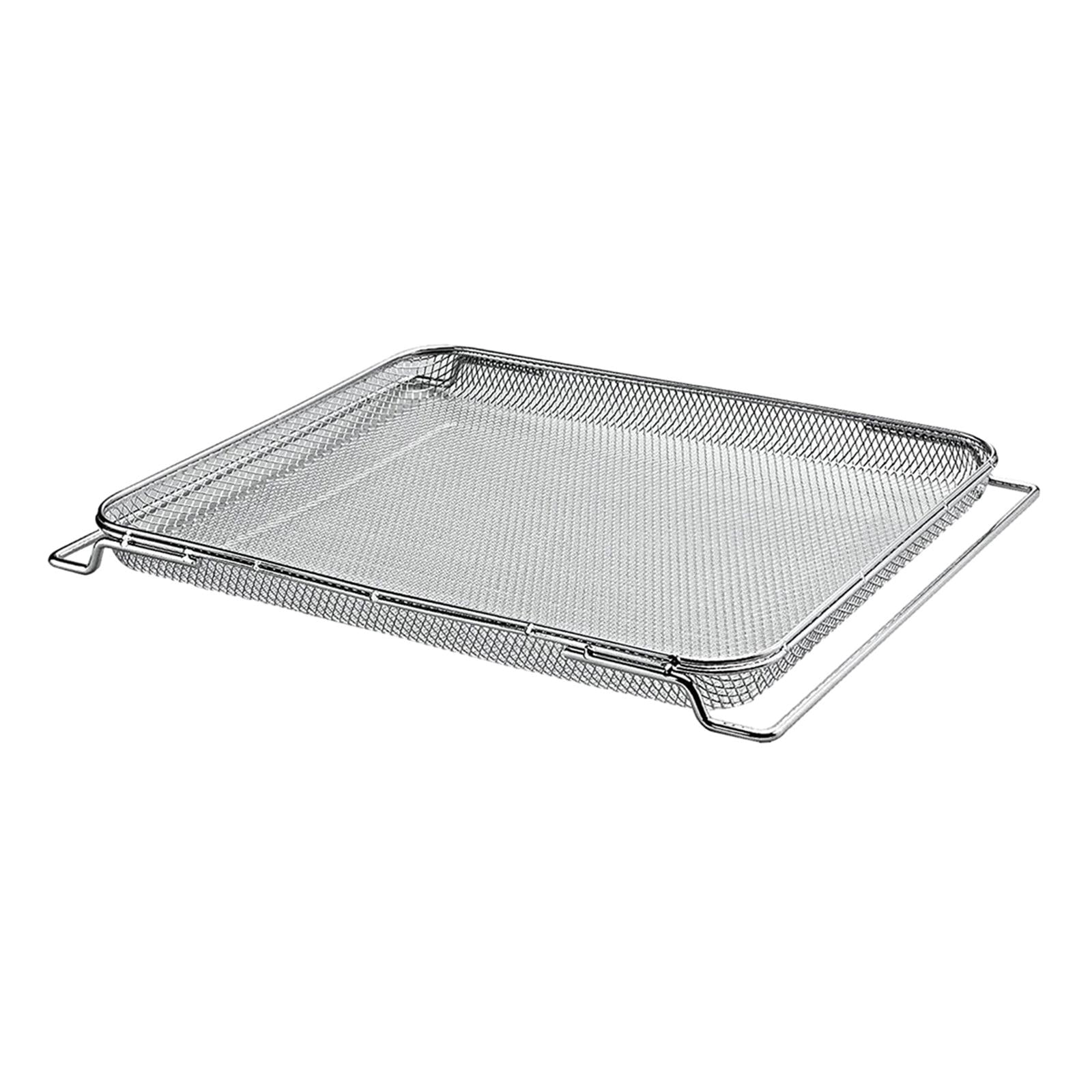 Oven Grill Mesh Grill Basket Replacement Oven Tools Stainless Steel Multipurpose Oven Baking Tray for Fries, Bread Chicken