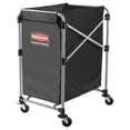 thumbnail image 3 of Carro Plegable Rubbermaid Executive X-Cart, 150 L (4 Bushels), Negro/Plata, 3 of 10