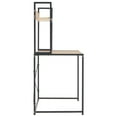 thumbnail image 3 of vidaXL Computer Desk Black and Oak 120x60x138 cm, 3 of 5