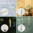 thumbnail image 4 of Velas para ventanas PChero que funcionan con pilas y temporizador remoto, 20 unidades, 4 of 9