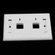 thumbnail image 3 of Placa de pared doble puerto LAN Sunnimix 120MM Socket de placa de pared CAT5E, 3 of 8