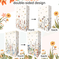 thumbnail image 3 of Wildflower Themed Decorative Gift Bags with Watercolor Prints & Removable Stickers - Perfect for Party Decor & Favors, 3 of 7